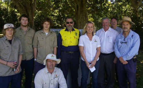 Mayor Keith Rhoades with representatives from the council, Envite and the National Green Jobs Corps team, at the launch on Monday. Mayor Keith Rhoades with representatives from the council, Envite and the National Green Jobs Corps team, at the launch on Monday.